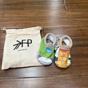 Freshly Picked Disney Toy Story Baby Walker Shoes Green and Yellow